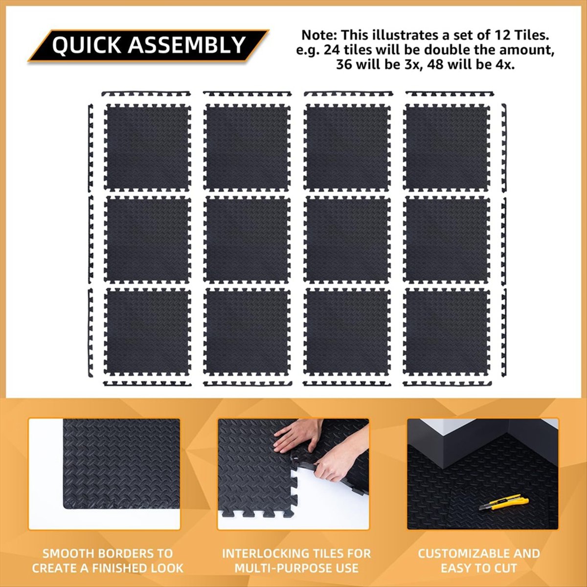 Home Gym Yoga - New arrival 12 Pack Floor Exercise