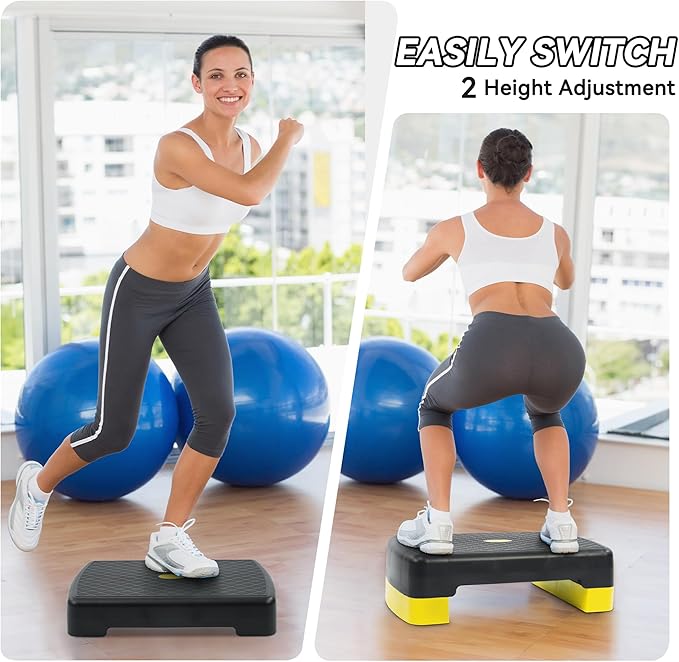 Height Adjustable Aerobic Step - đánh giá và giá Leg Home Gym Workout